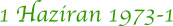 1 haziran