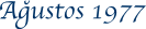 a�ustos