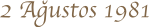 2 a�ustos