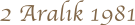 2 aral�k